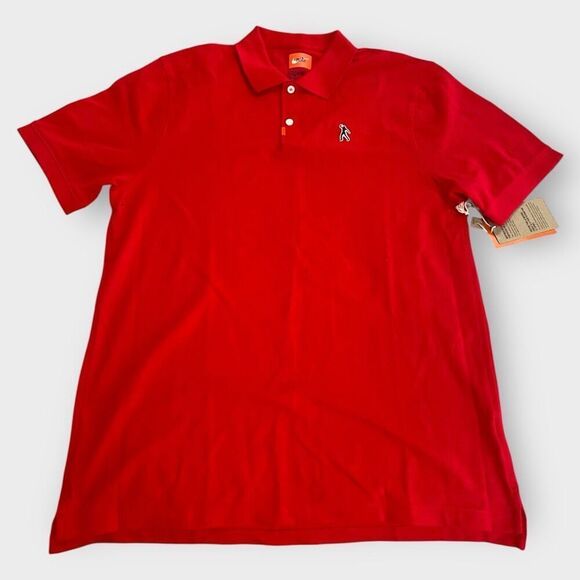 Nike Tiger Woods TW Fist Pump Golf Polo Red Masters DC0347-657 Mens size M New - Picture 1 of 12